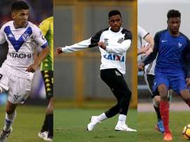 Rodrygo, Thiago Almada y Khéphren Thuram. Youtube/VélezSarfield