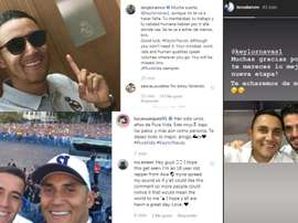 Ramos, Lucas, Isco... les joueurs du Real Madrid ont fait leurs adieux à Keylor. Collage/Instagram