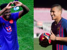 Jeison Murillo est plus technique que Yerry Mina. AFP/EFE