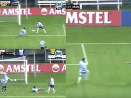 Insólito autogol de Alejandro Sánchez. Captura/FOXSports