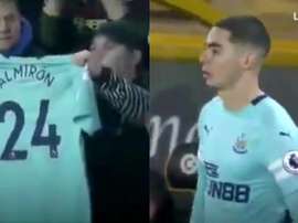 Almirón a disputé ses premières minutes. Capture/NBC