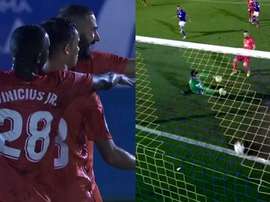 Benzema abrió el marcador. Captura/beINSports