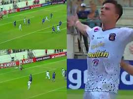 Bernardo Añor anotó un golazo. Captura/FOXSports