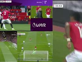 Rashford apre le danze tra le polemiche all'Old Trafford. Collage/DAZN