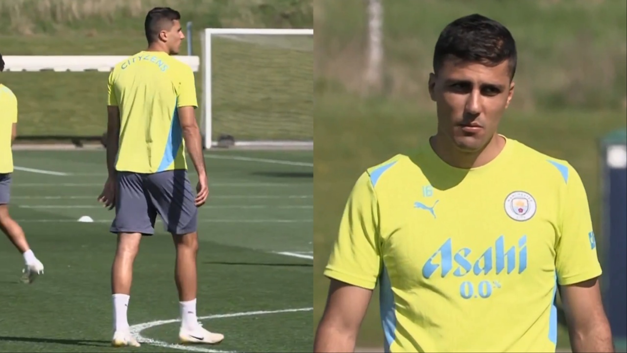 Manchester City se réjouit du retour de Rodri à l'entraînement