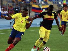Colombia se impuso gracias a un gol en el último minuto. SudamericanoSub17
