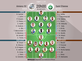 Les compos du match. BeSoccer