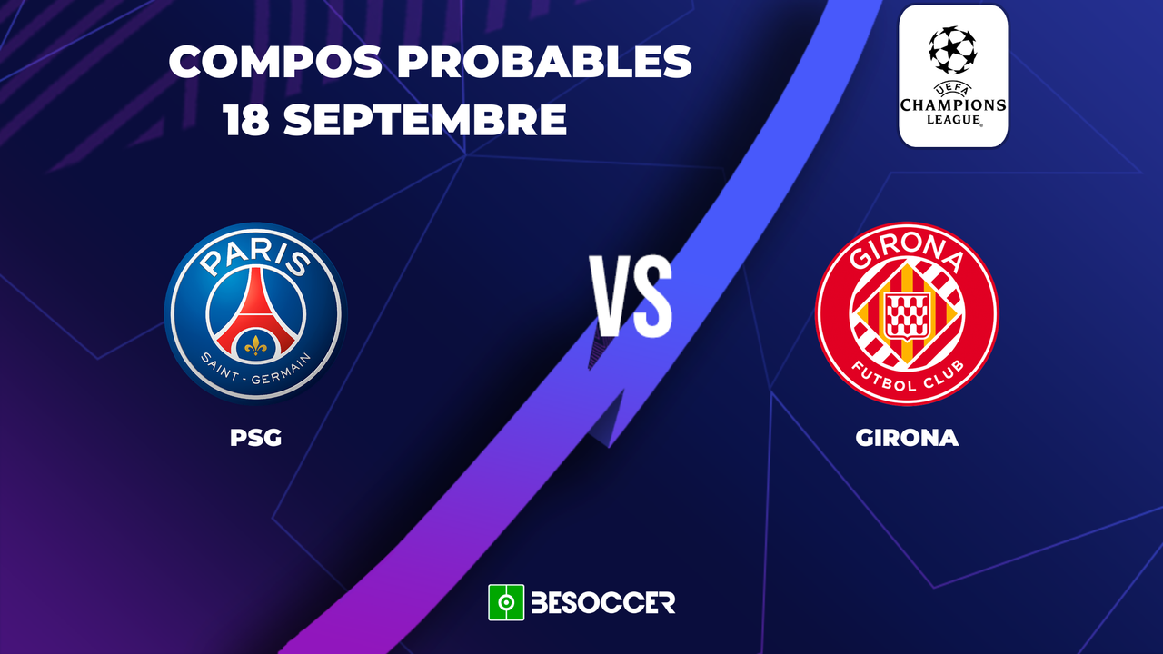 Compos Probables PSG - Girona / Ligue des Champions J1