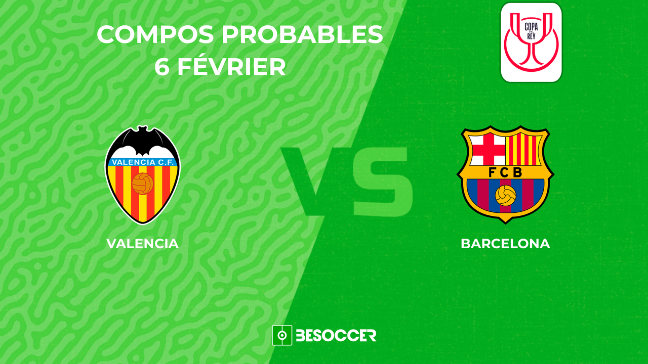 Compos probables Valencia - FC Barcelone