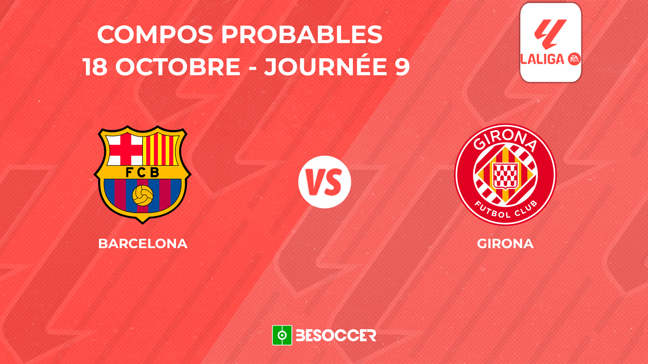 Compositions probables FC Barcelone - Girona