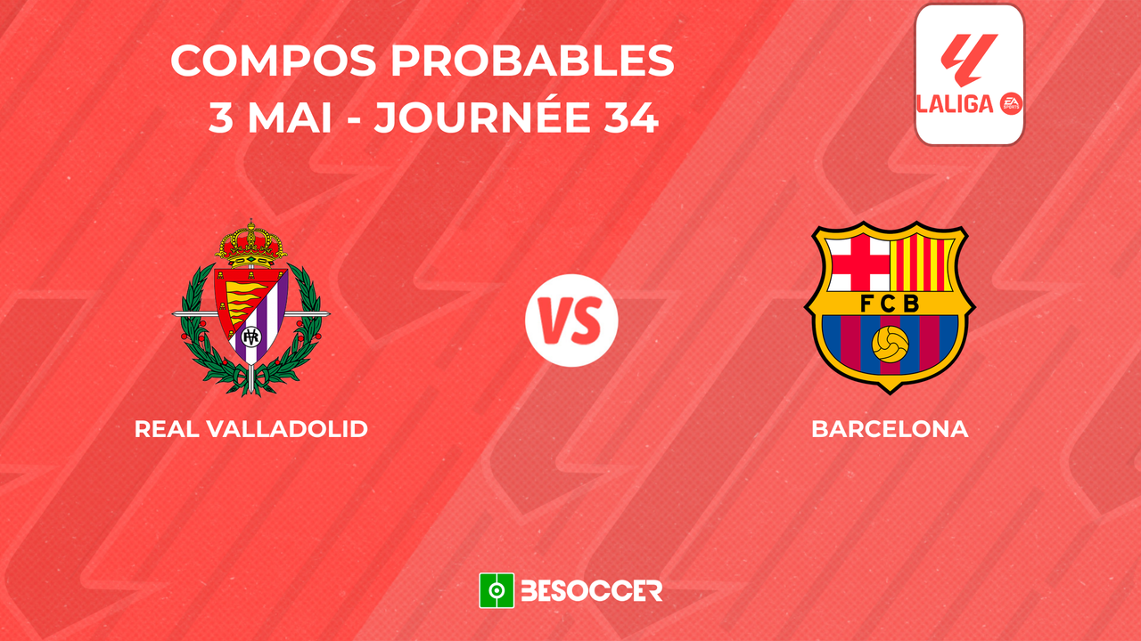 Compositions probables Real Valladolid - Barcelona