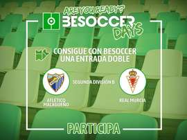 Consigue con BeSoccer una entrada doble para ver al At.Malagueño-Murcia. BeSoccer