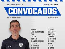 Muñiz se llevó a sus 18 guerreros. MalagaCF