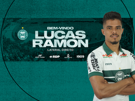 Coritiba anuncia a chegada do lateral Lucas Ramon. Site oficial Coritiba