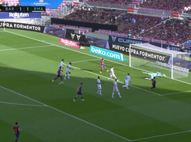 Both keepers made great saves. Screenshot/Movistar+LaLiga