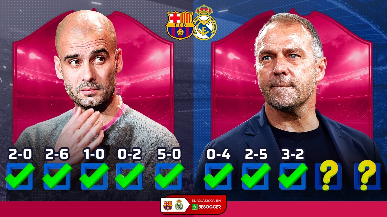 Flick punta a stabilire un record nel 'Clásico' detenuto solo da Guardiola