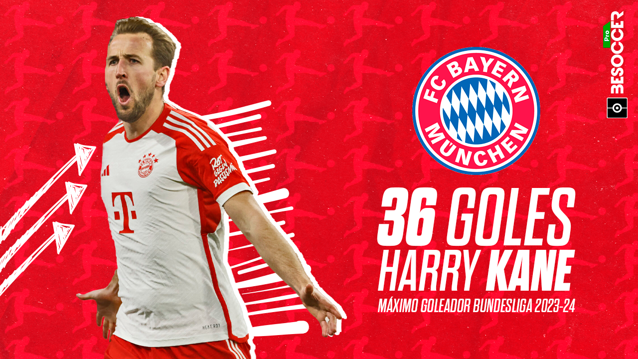 Harry Kane arrasa y se lleva su primer 'Torkanone' en la Bundesliga