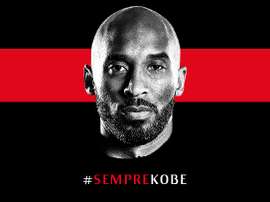 A homenagem do Milan a Kobe Bryant. Twitter/ACMilan