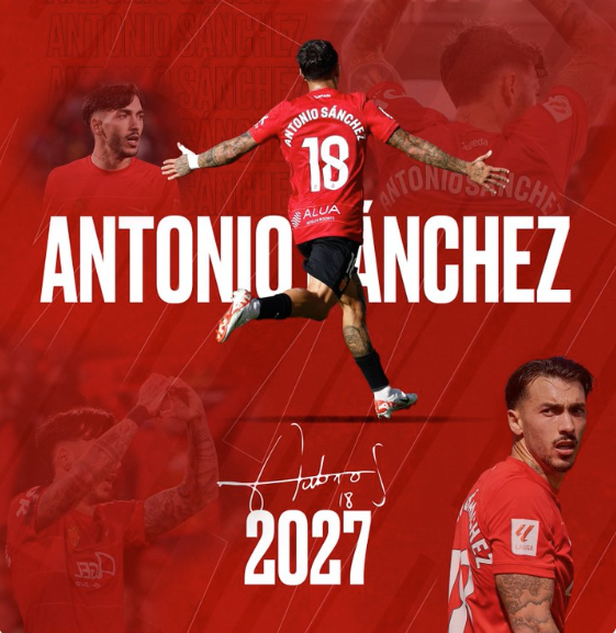 El Mallorca renueva a Antonio Sánchez hasta 2027