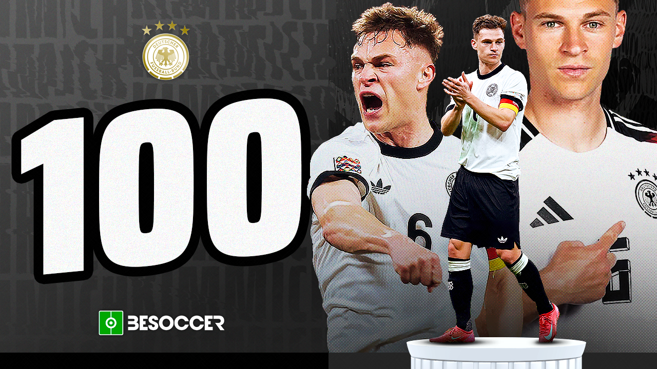 Kimmich earns his 100th Germany cap as midfield linchpin