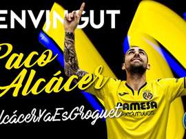 Officiel : Paco Alcácer signe à Villarreal jusqu'en 2025. Twitter/VillarrealCF