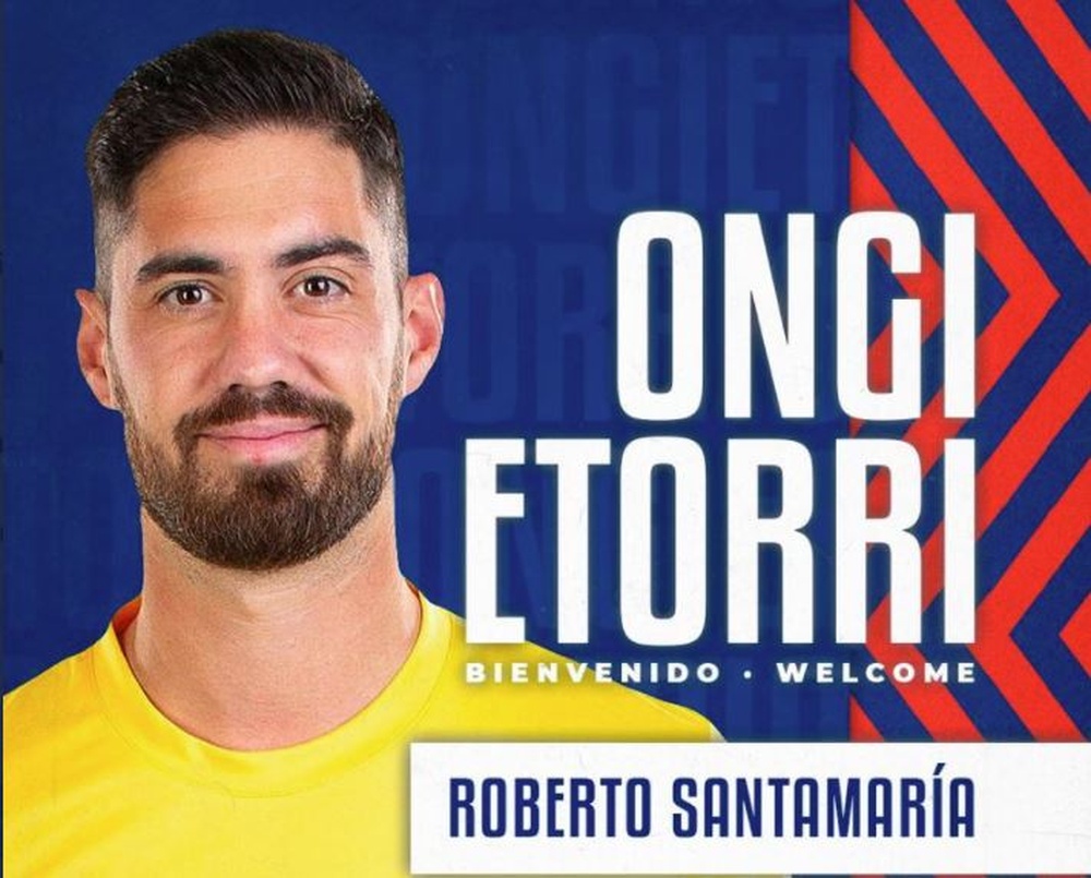 Santamaría, nuevo portero del Amorebieta. SDAmorebieta