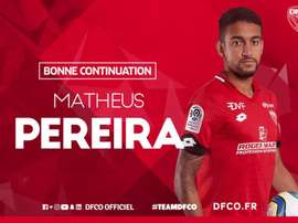 Matheus Pereira retourne à la Juve... et pourrait rebondir au Barça. Twitter/DFCO_Officiel