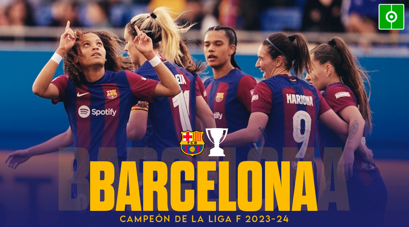 El Barcelona, campeón de la Liga F 2023-24