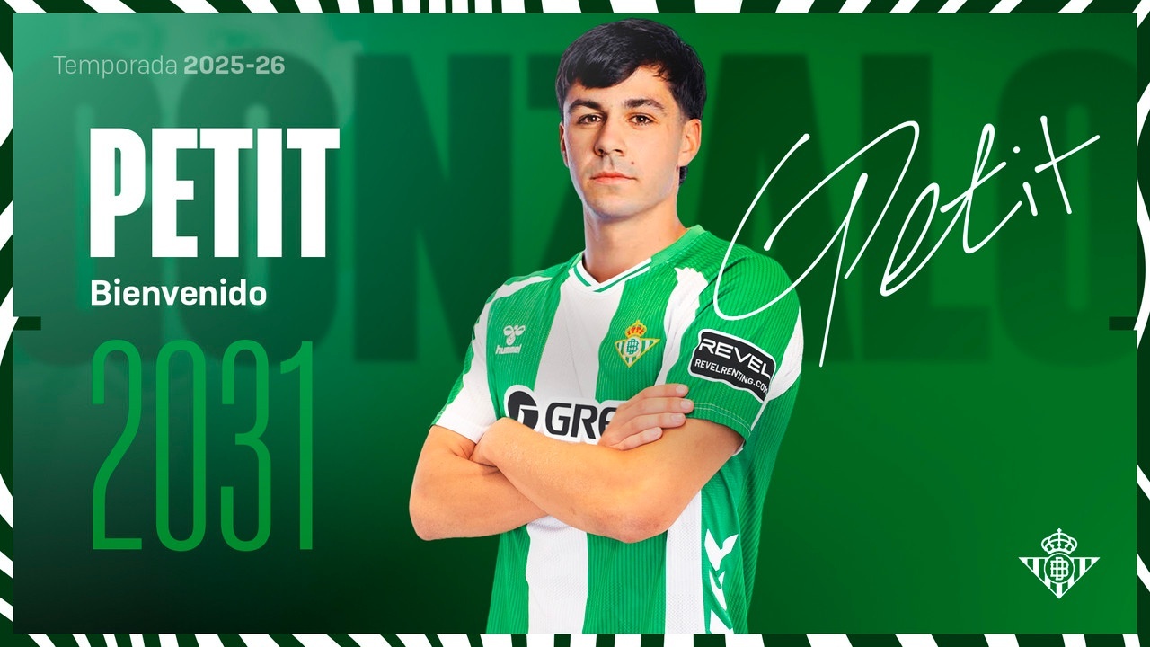 El Betis firma a Petit hasta 2030