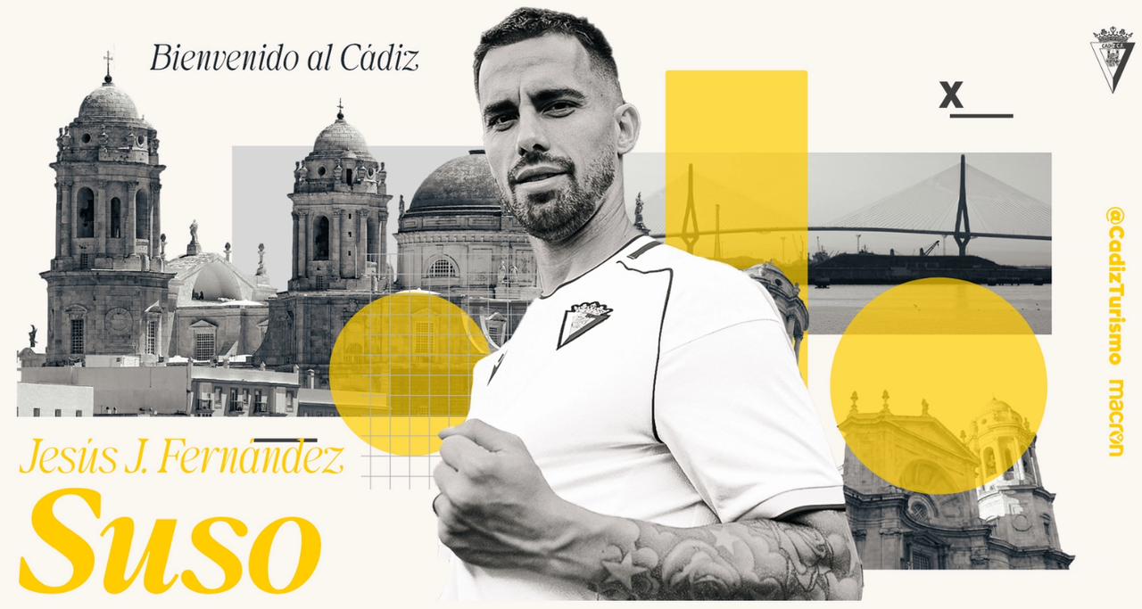 Suso ya es del Cádiz: firma por 4 años