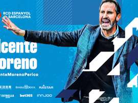 Vicente Moreno, nuevo técnico del Espanyol. Twitter/RCDEspanyol