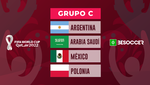 Grupo C: Argentina, frente a la ilusión de México y Polonia y la 'Cenicienta' Arabia Saudí