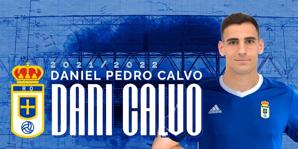 Dani Calvo se incorpora al Real Oviedo. Twitter/RealOviedo