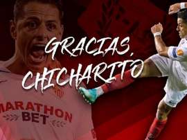 Chicharito, transferido ao Los Angeles Galaxy. Twitter/sevillaFC