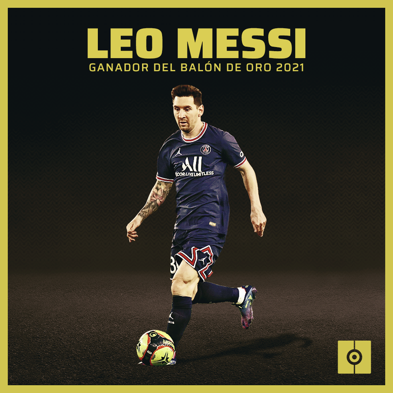 Leo Messi Balón de Oro 2021