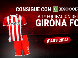 Consigue la primera equipación del Girona. BeSoccer