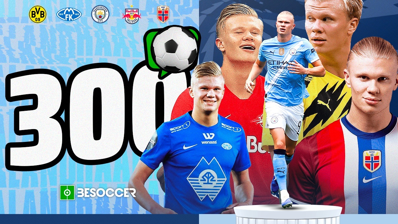300 veces Haaland: mantiene (y supera) la media de Messi y CR7 a su edad