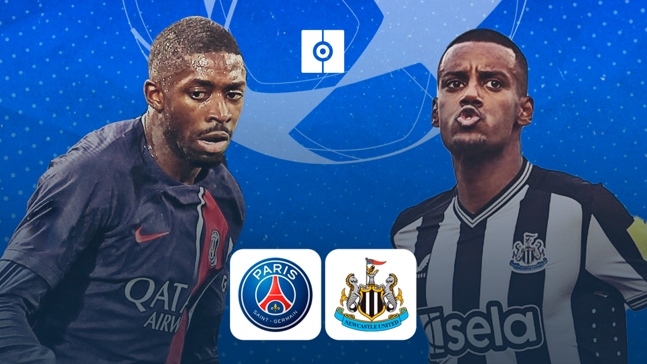 Champions: prováveis escalações de PSG e Newcastle