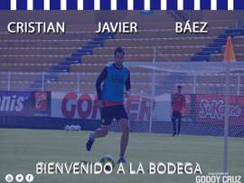 Cristian Báez fichó por Godoy Cruz. Twitter/GodoyCruz