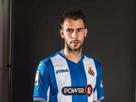 Cristian Gómez, con la camiseta del Espanyol. CristianGomez
