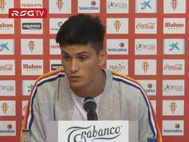 Cristian Salvador confía en hacer bien las cosas en el Sporting. Captura/RealSporting
