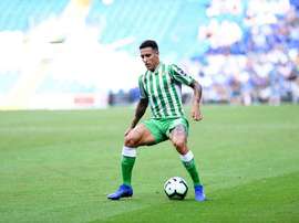 Cristian Tello scored as Betis overcame Cardiff. Twitter/RealBetis