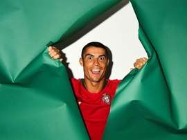 Sesión de fotos de los jugadores antes del Mundial. FIFA