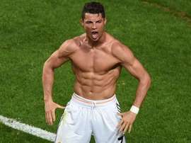 La réaction de Cristiano à l'anniversaire de la Décima. AFP