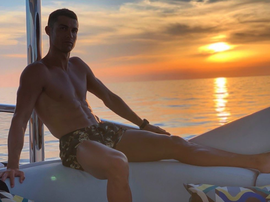 Um CR7 galanteador. Instagram/cristiano