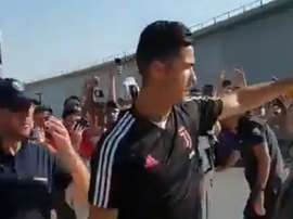 Cristiano já está em Turim. JuventusFC