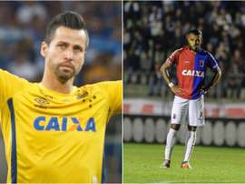 Cruzeiro e Paraná se enfrentam pela 31ª rodada do Campeonato Brasileiro. Collage/Twitter