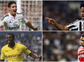 James Rodríguez y Cuadrado serán los máximos representantes de Colombia en la Champions. BeSoccer