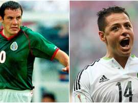 Blanco y Chicharito, dos de los delanteros del once. BeSoccer