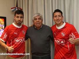 Damián Martínez y Juan Sánchez Miño, nuevos jugadores de Independiente. Independiente